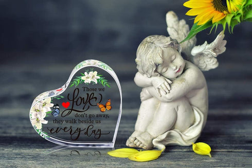 Heart Shape Memorial Gift for Loss of Mother or Father
